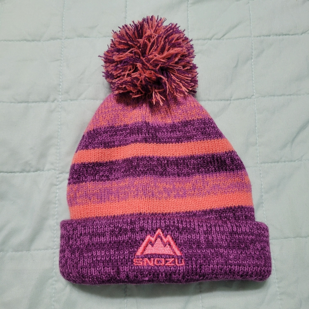 Snozu beanie fleece lining knit stocking hat, 18m - 6